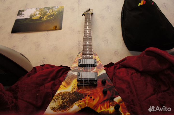 Электрогитара Dean vmnt + процессор Digitech RP355