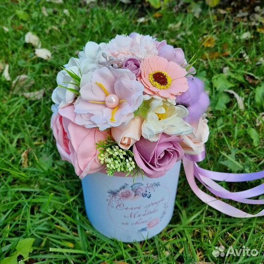 Букеты из мыльных цветов, мыльный букет