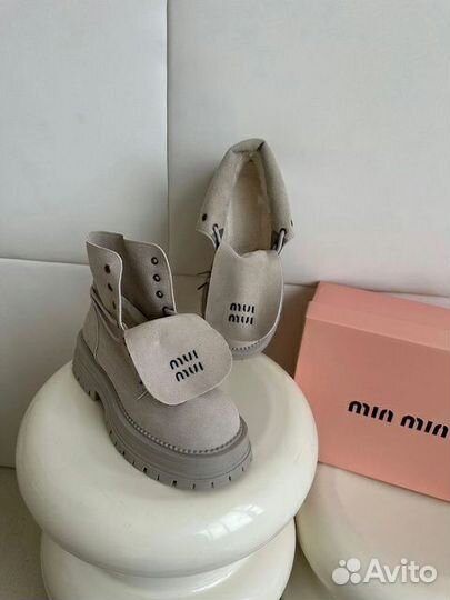 Ботинки женские зимние Miu Miu 37-39