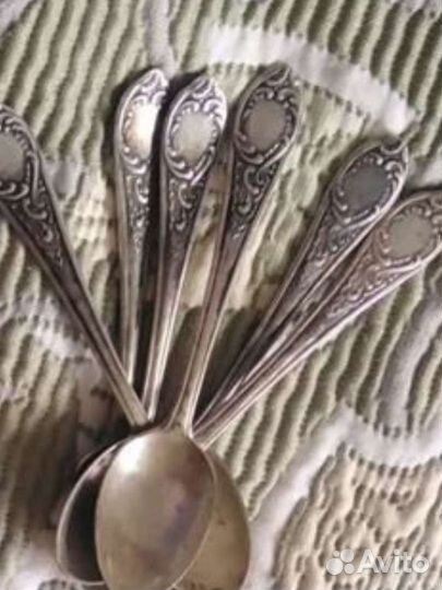 Ложка чайная 6 шт.рисунок Фаберже