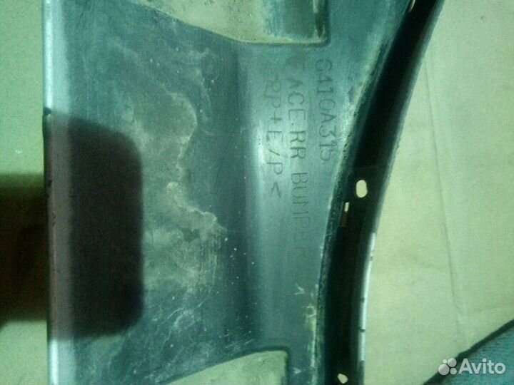 Накладка заднего бампера Mitsubishi Pajero 2006-20