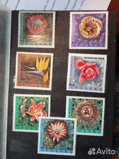 Марки Зарубежные Южная Корея, США