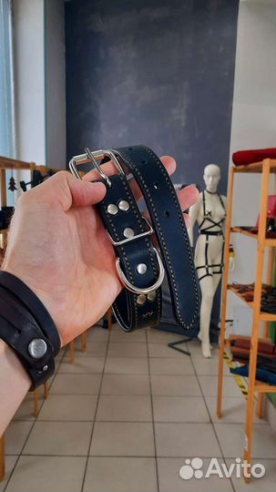 Ошейник из натуральной кожи на заказ