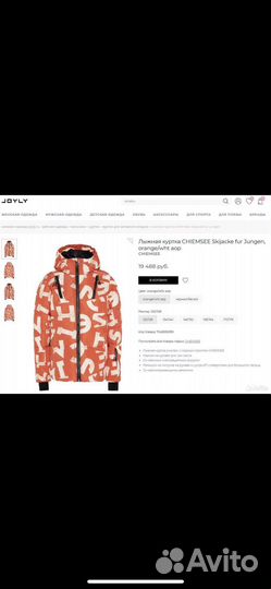 Сноубордическая куртка мужская