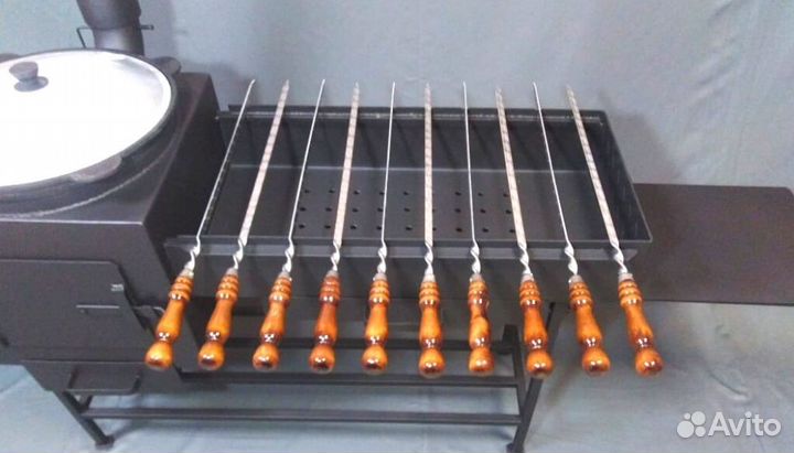 Мангал казан (столик+дровница)