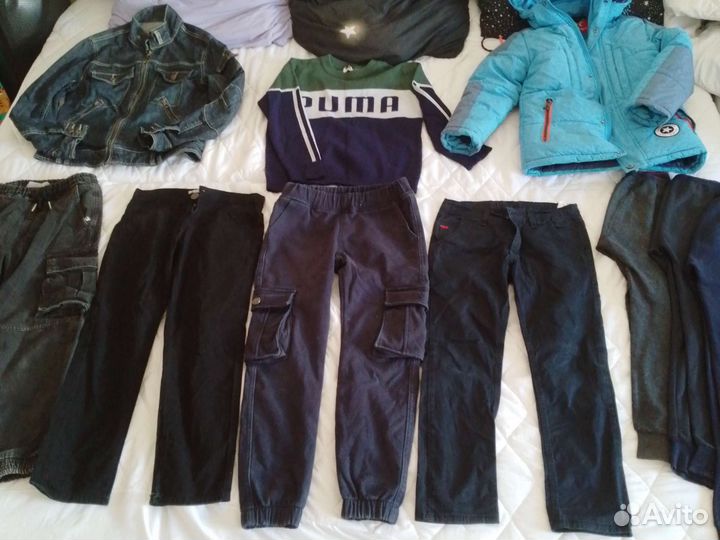 Вещи пакетом на мальчика 140 146