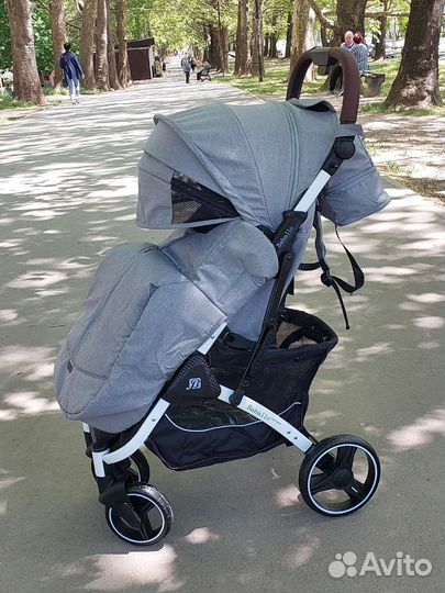 Коляска прогулочная Baballo 2023 (серая/белрама