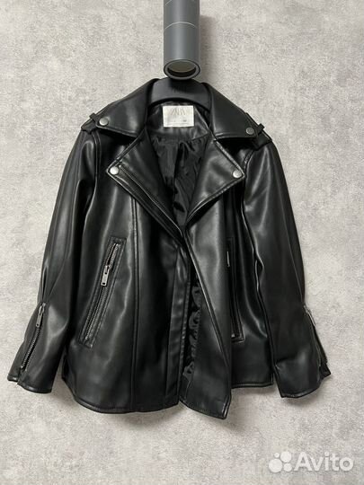 Кожаная куртка и брюки Zara, 122-128