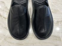 Тапочки кожаные р40-45 закрытый носок