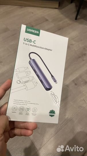 Док-станция (хаб) Ugreen CM418