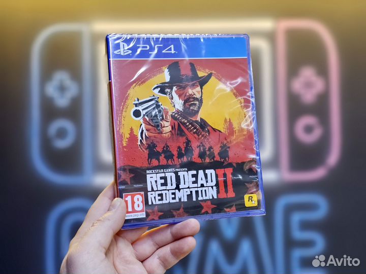 Диск ps4 Red Dead Redemption 2, русская версия