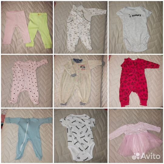 Детские вещи пакетом на девочку