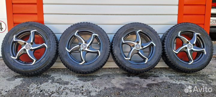 Колёса зимние R15-4x100,на Hyundai Solaris,Kia Rio