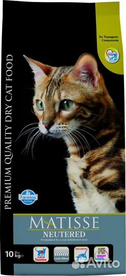 Корм farmina матисс для стерилизованных кошек и ка