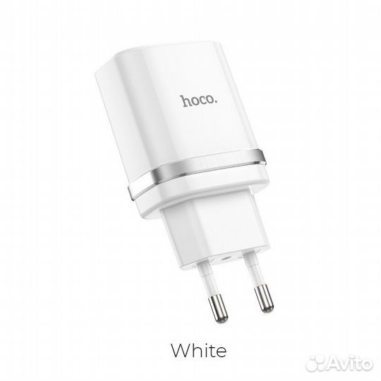 Зарядное устройство hoco C12Q SMART USB, 3A, белый