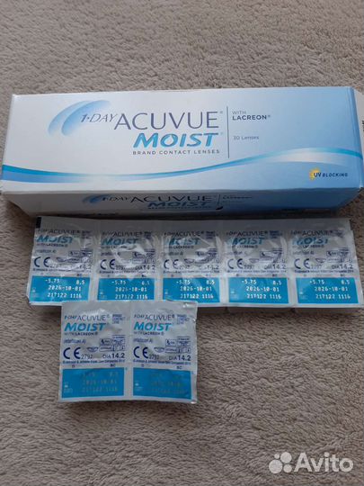 Контактные линзы acuvue one day