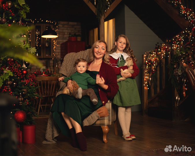 Новогодняя семейная фотосессия