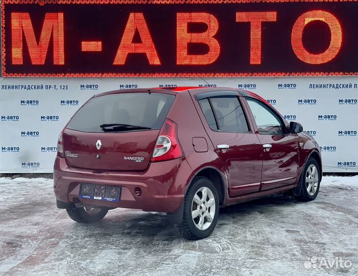 Renault Sandero 1.6 МТ, 2011, 156 000 км