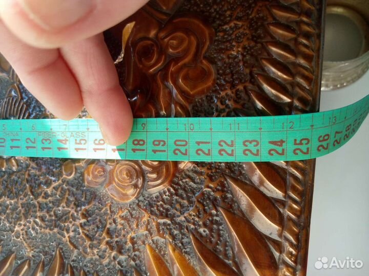 Картина СССР, чеканка. Зеркало с чеканкой