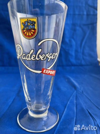 Стакан Radeberger на ножке Германия Есть 3 шт