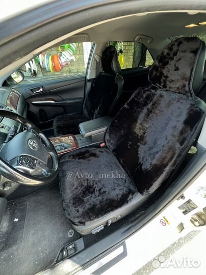 Меховые накидки на сидения