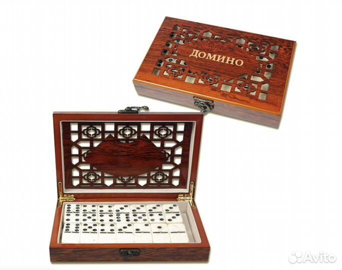 Домино Подарочное в резной коробке