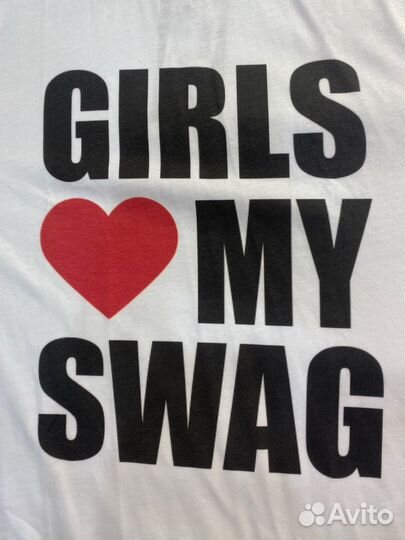 Футболка Girls Love my swag