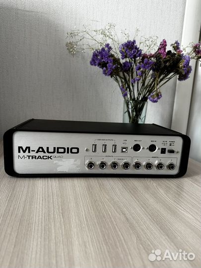 Внешняя звуковая карта USB M-Audio M-Track Quad
