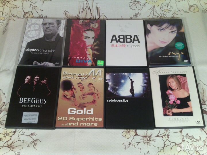 DVD-Video, концерты и клипы, фирменные