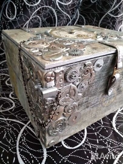 Шкатулка с двойным дном стимпанк