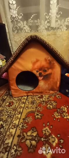 Домик для собак мелких пород новый