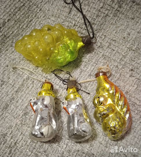 Елочные игрушки СССР