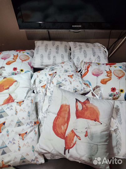 Бортики подушки