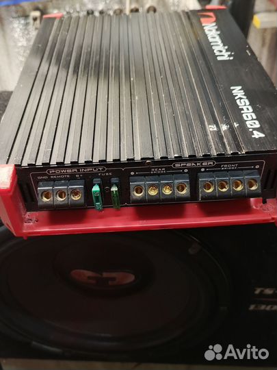 Сабвуфер и усилитель