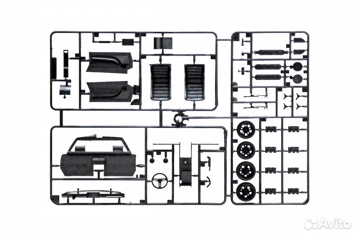 Сборная модель Lamborghini Miura