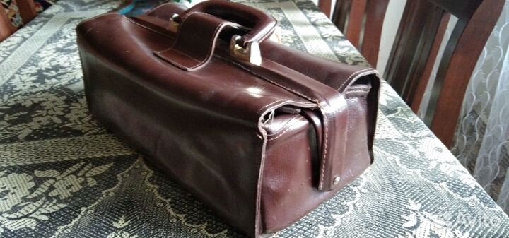 Саквояж кожаный СССР