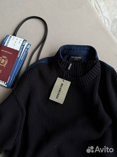 Рубашка свитер Balenciaga оверсайз (топ 2025 )