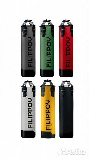 Боксерский мешок filippov 130см х 45см вес 63-65кг