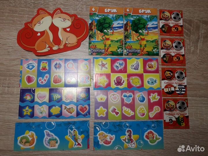 Наклейки и карточки для детей