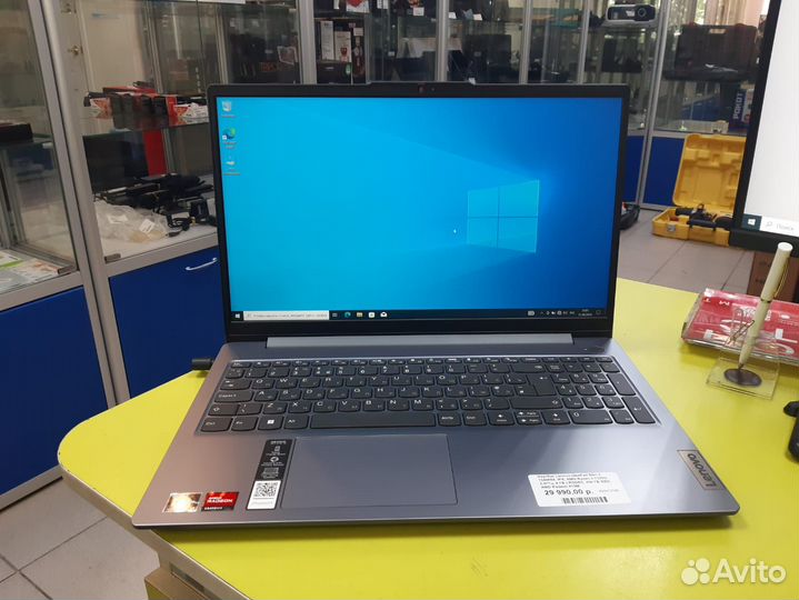 Ноутбук Lenovo IdeaPad Slim 3 15AMN8, IPS, AMD Ryz