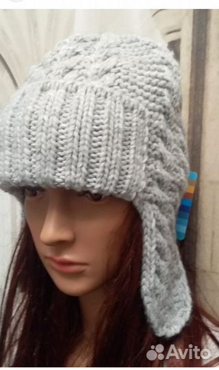 Шапка ушанка женская