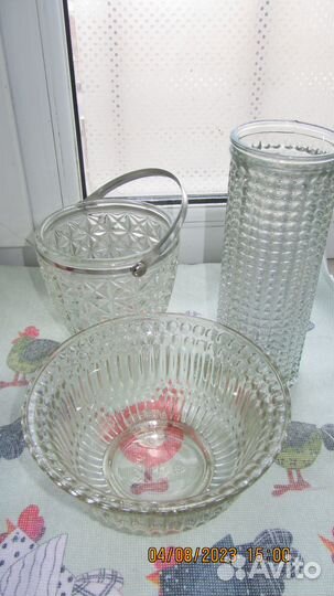 Вазы стекло СССР