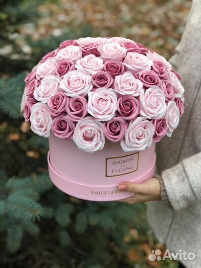 Эксклюзивный букет из мыльных роз