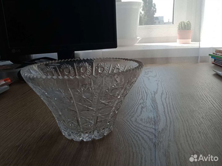 Салатник,конфетницы хрустальный СССР