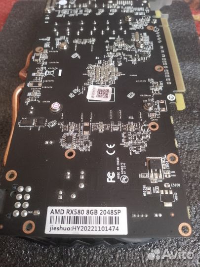 Видеокарта AMD RX580 8GB 2048SP