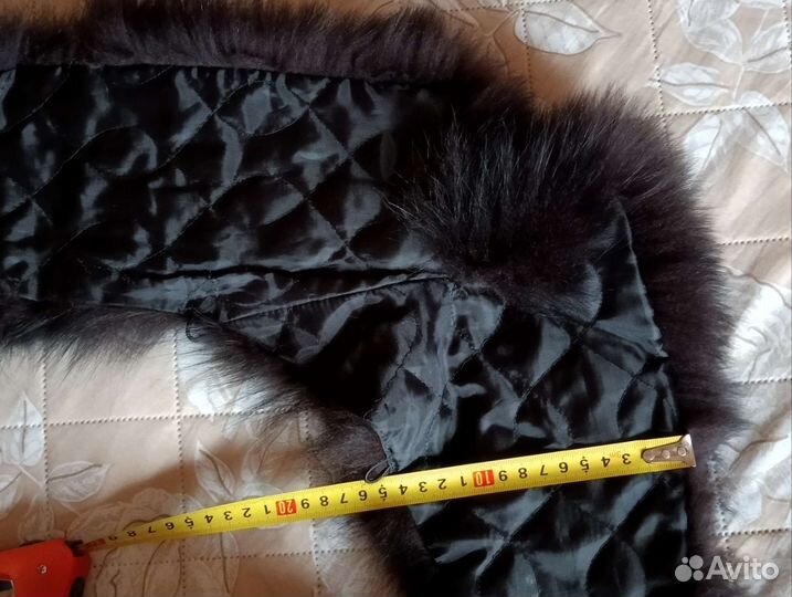 Воротник и манжеты песец