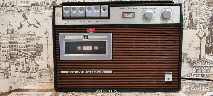 Кассетный магнитофон Электроника 302