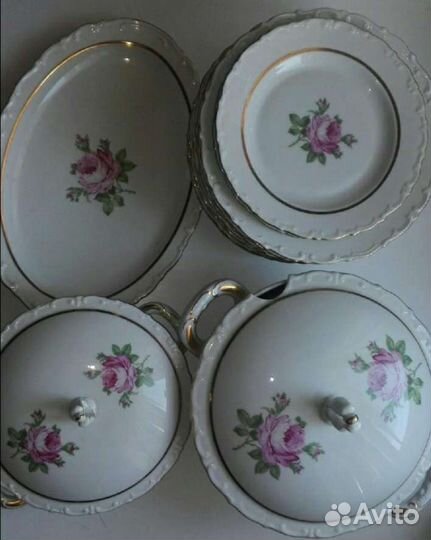 Сервиз столовый kahla гдр+ подарок молочник