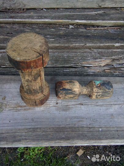 Старинный каток для ухвата