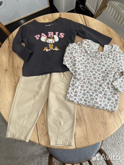 Пакет одежды на девочку Zara H&M 92 размер